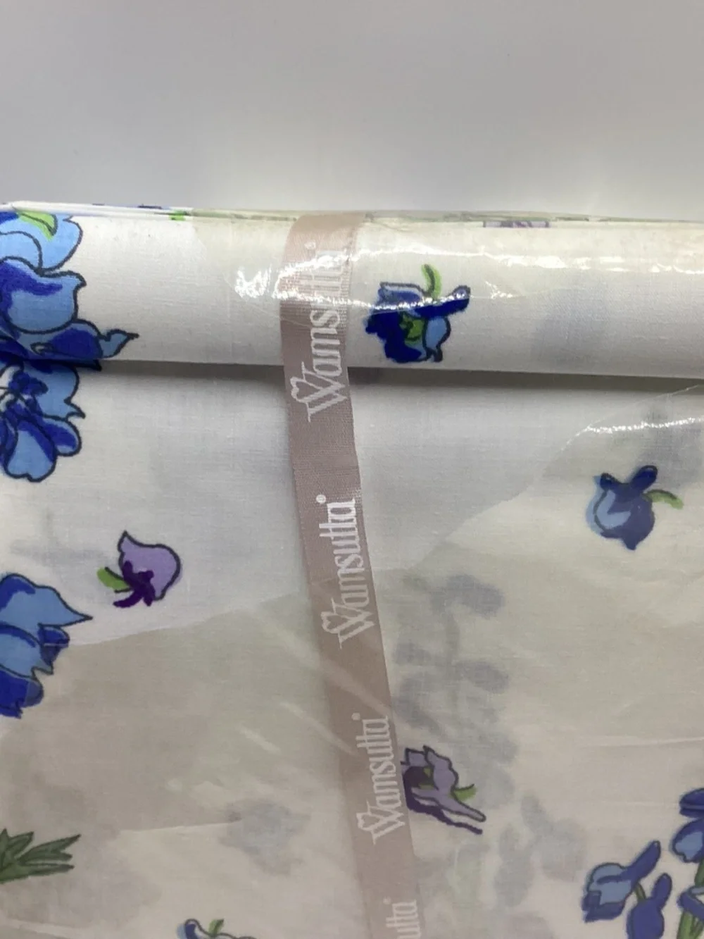 NWT Vintage Wamsutta DELPHINIUM No Iron Supercale Plus 200 Thread Queen Sheets